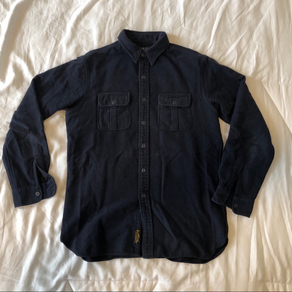 Vintage Polo Ralph Lauren Flannel Workshirt Size M